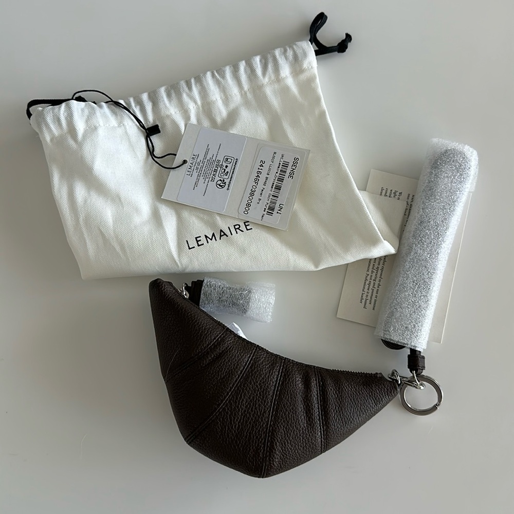 LEMAIRE
Brown Cross-Body Croissant Coin Pouch